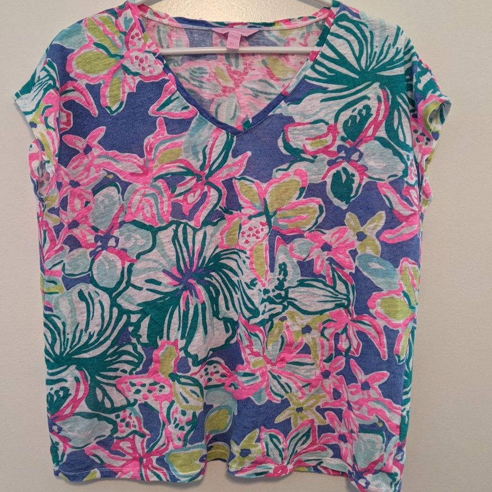 Colourful Floral Women's Top
